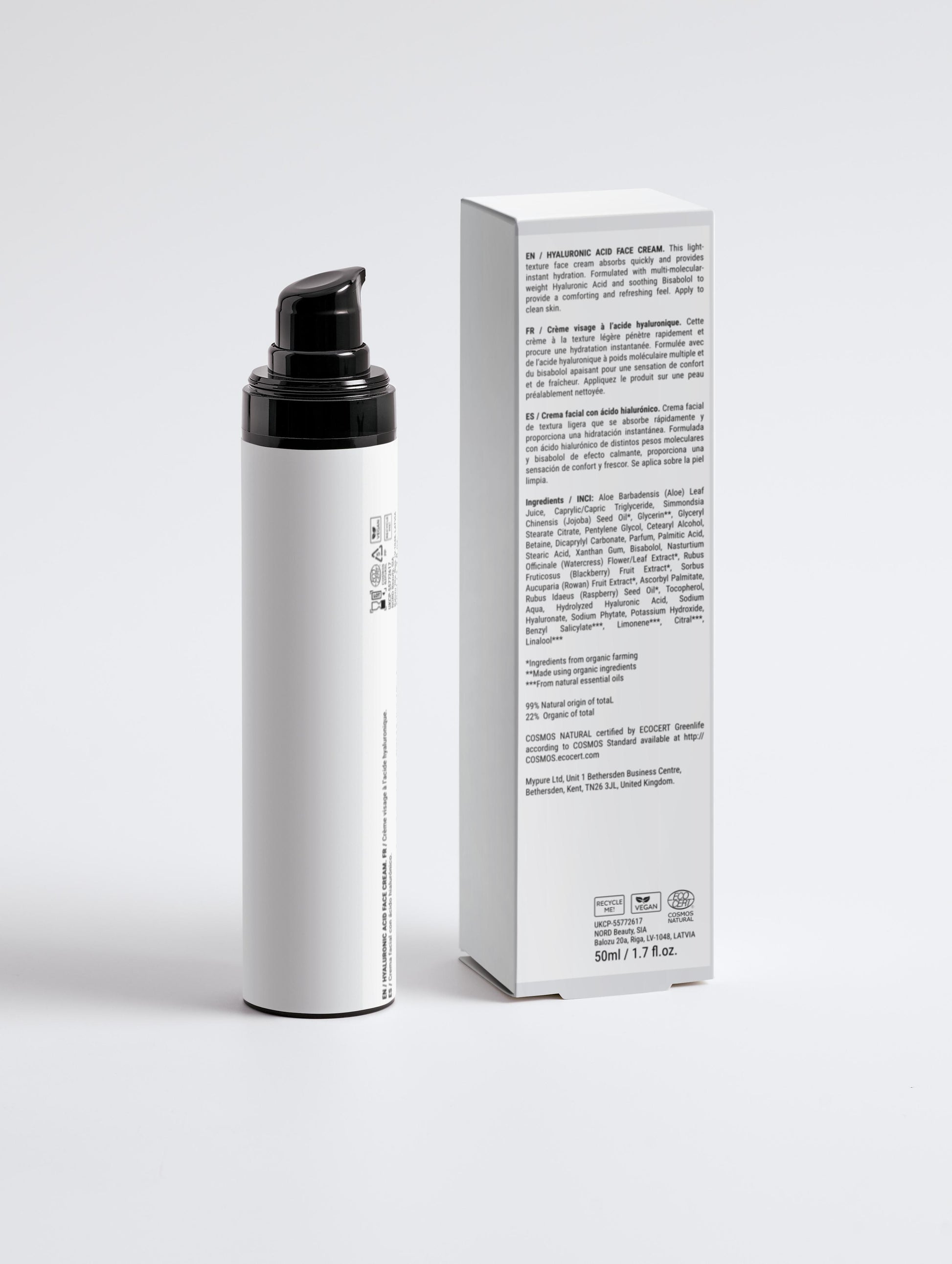 Hyaluronic Acid Face Cream for Men